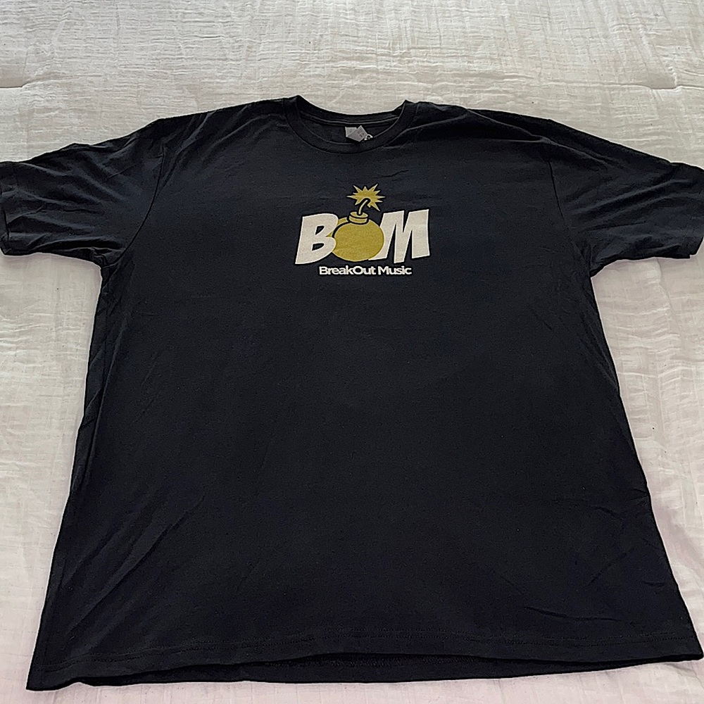 Men’s “Bom BreakOut Music” Promotional T Shirt